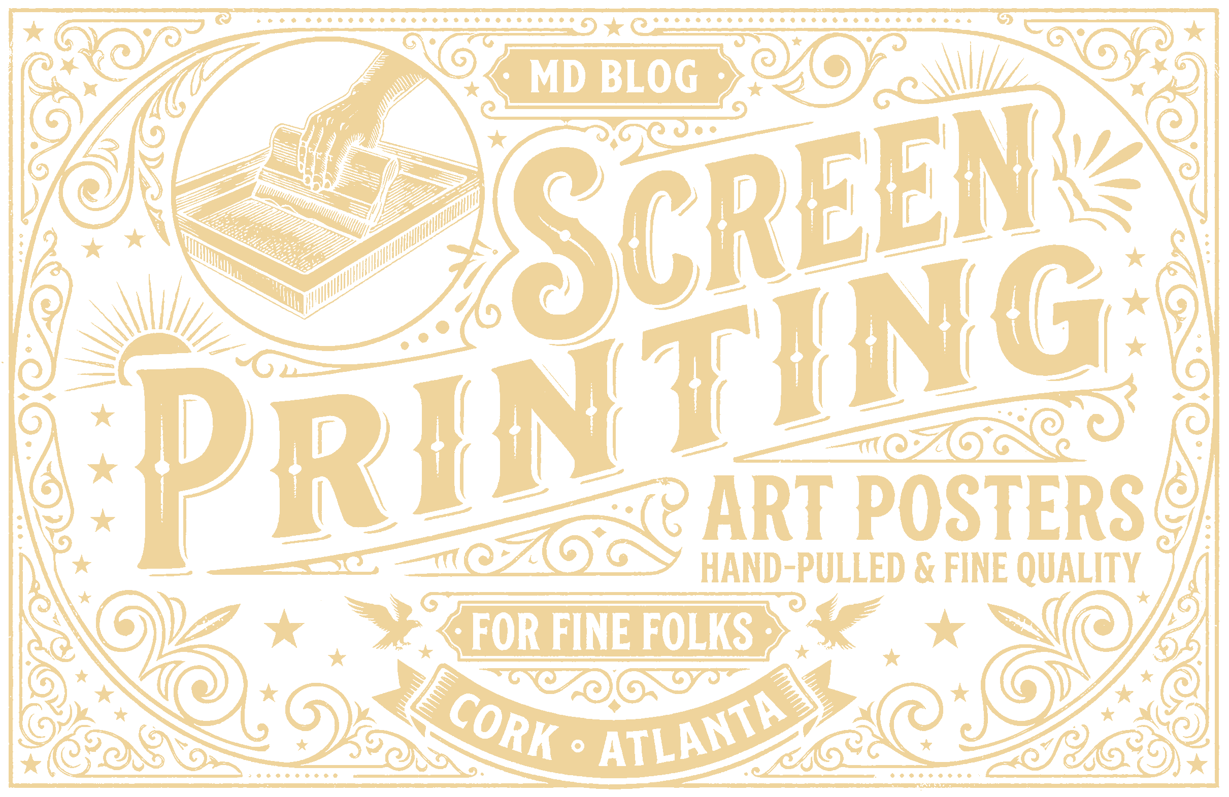 Screen printing now in sunny, sunny Atlanta, some say HotLanta.